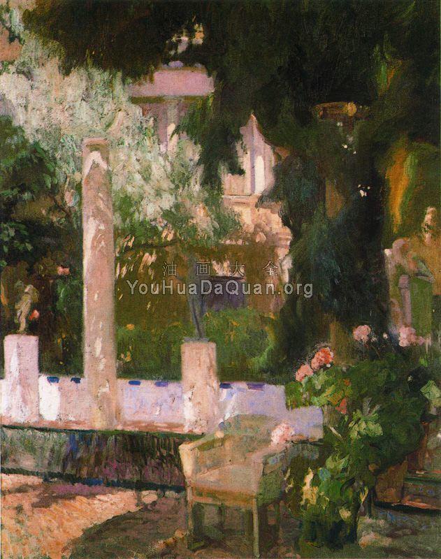 Garden of the Sorolla House - 华金·索罗利亚·巴斯蒂达